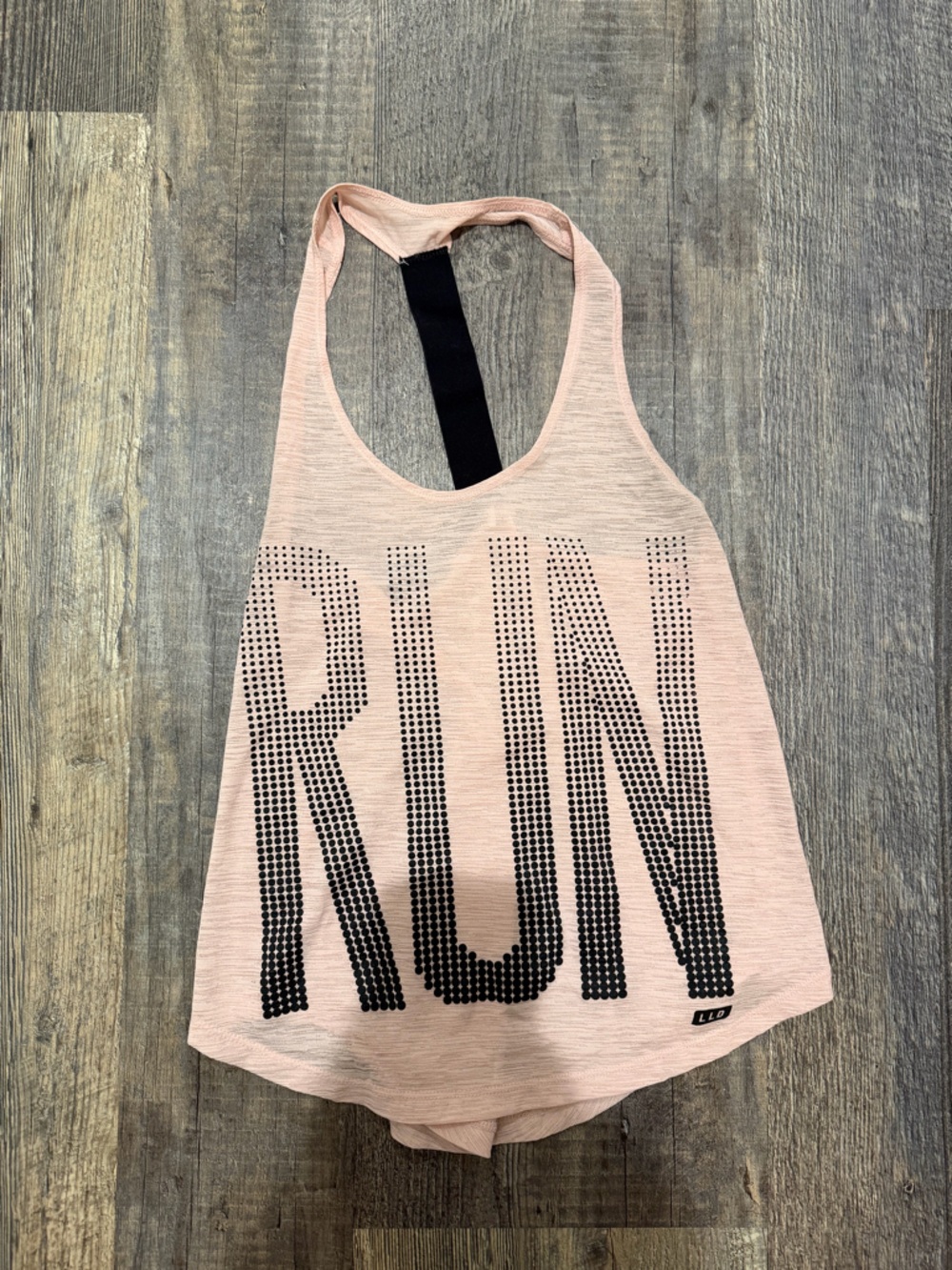 Pink Run Racerback Work Out Athletic Tank Top